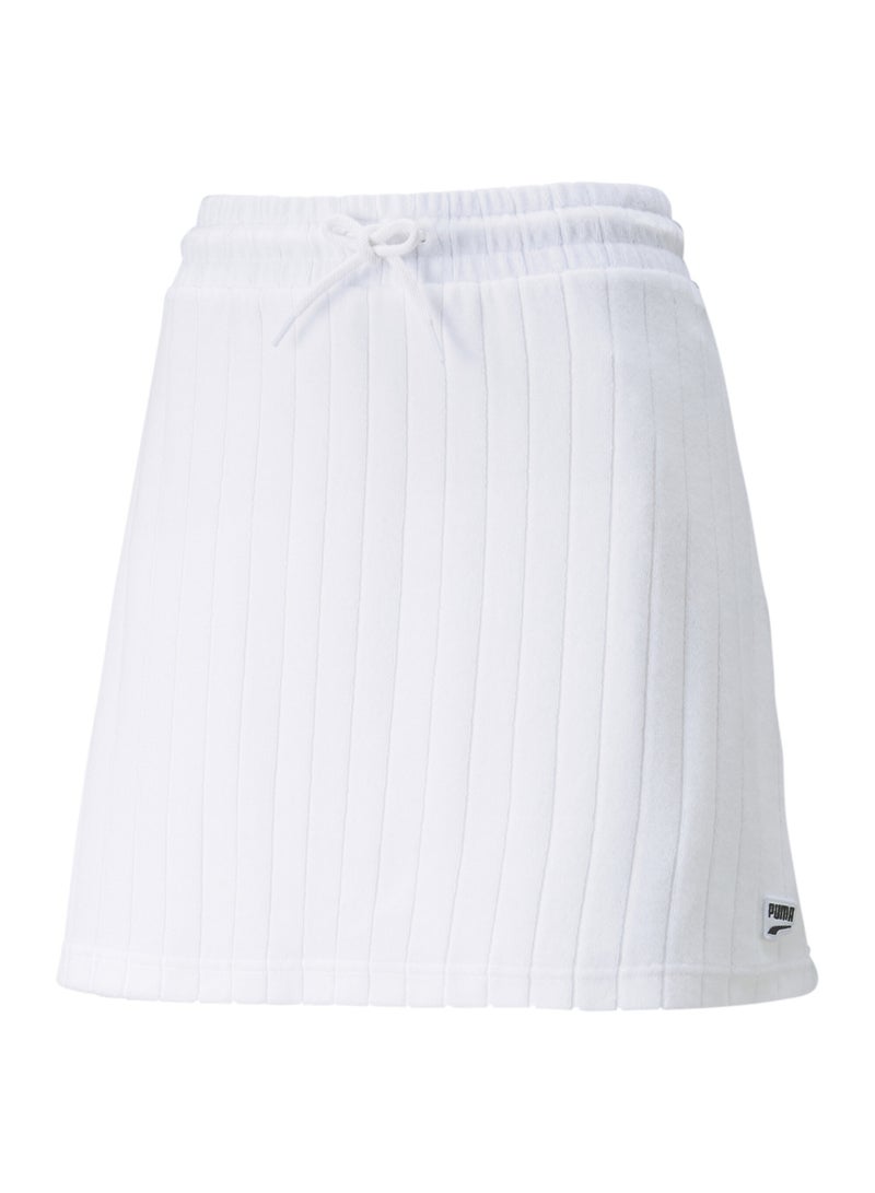 DOWNTOWN Womens Towelling Skirt
