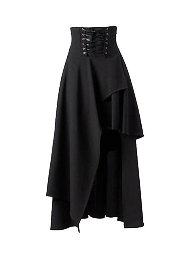 Steampunk Vintage Skirt Black