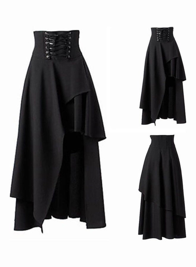 Steampunk Vintage Skirt Black