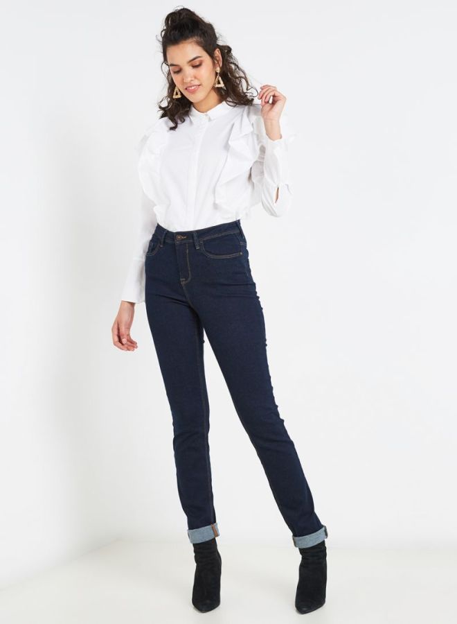 Straight Fit Jeans Blue