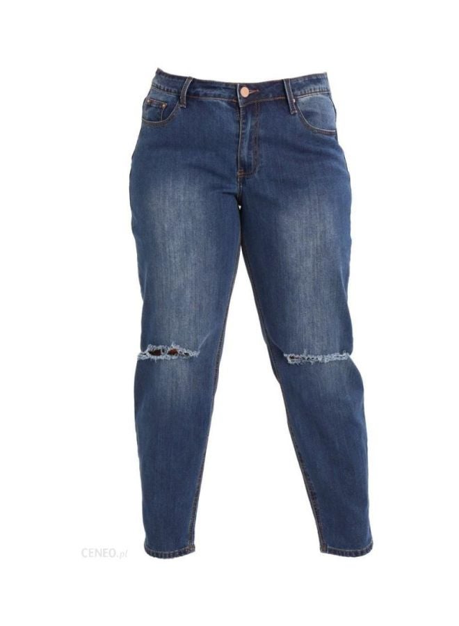 Slim Boyfriend Jeans Blue