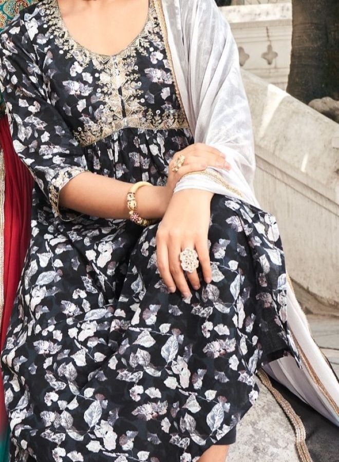 Alia Cut Designer Kurti With Pant And Dupatta