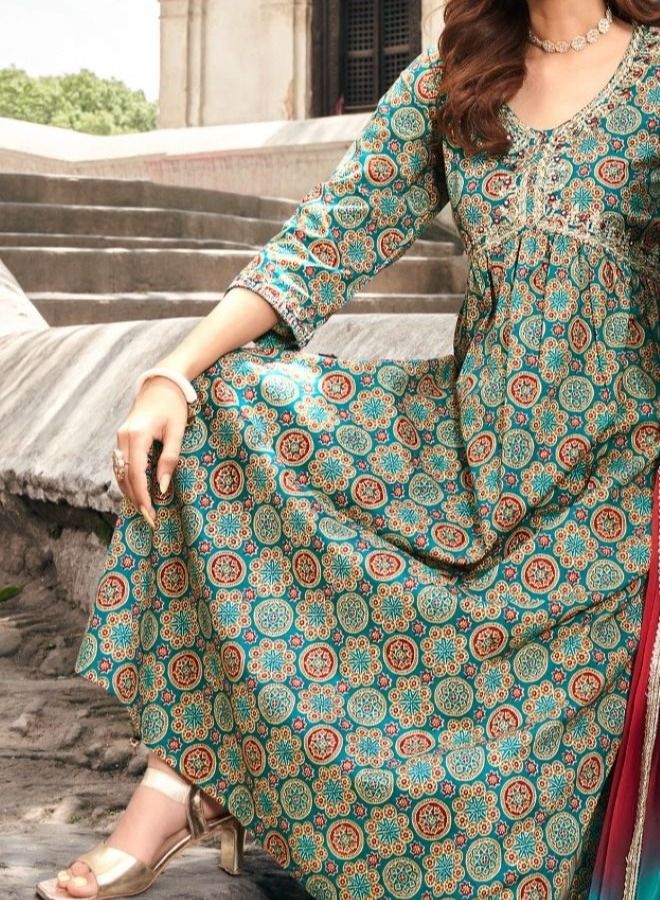 Alia Cut Designer Kurti With Pant And Dupatta