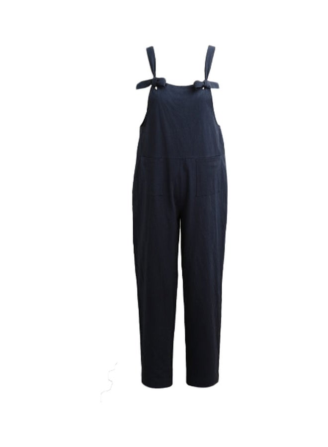 Sleeveless Dungarees Blue