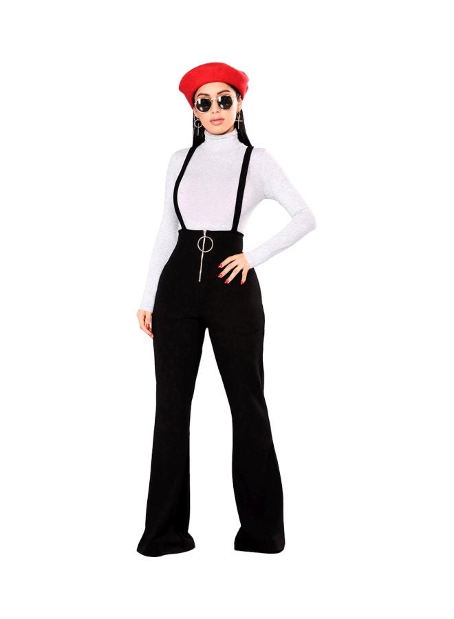 Bell-Bottomed Dungarees Black