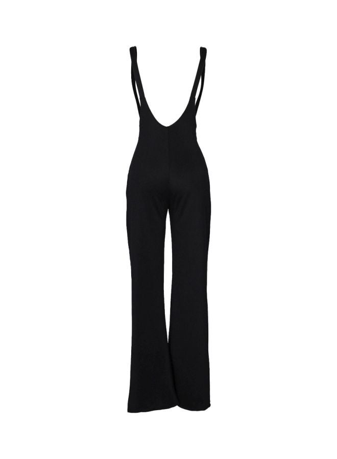 Bell-Bottomed Dungarees Black