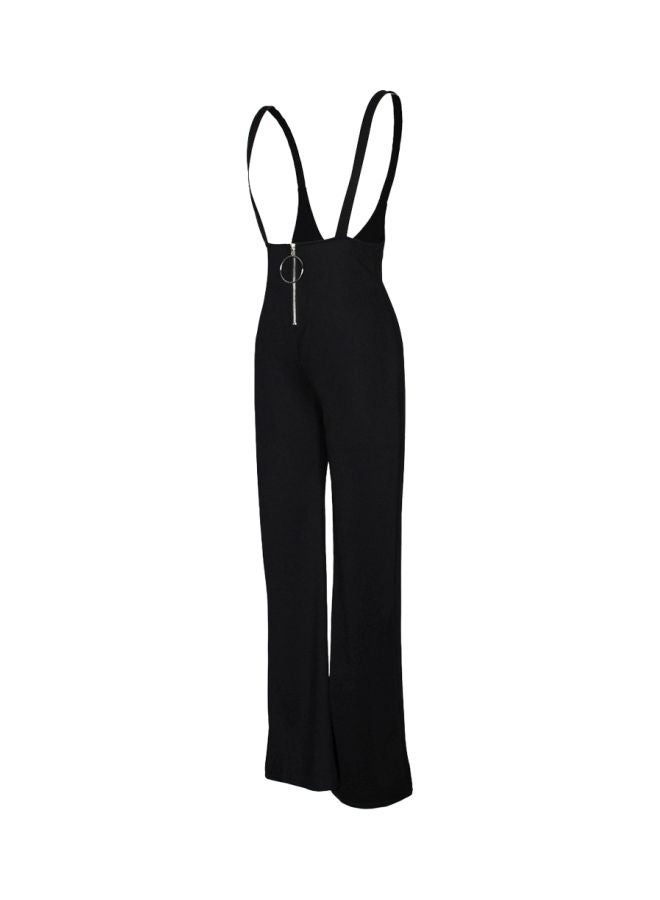 Bell-Bottomed Dungarees Black