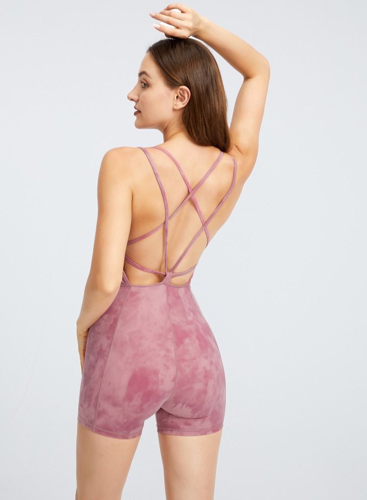 Dance Ballet Yoga Jumpsuit Pink