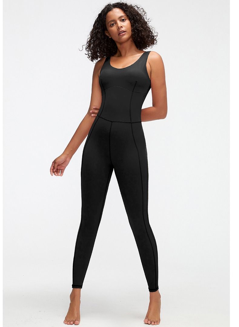 Dance Ballet Yoga Jumpsuit Black