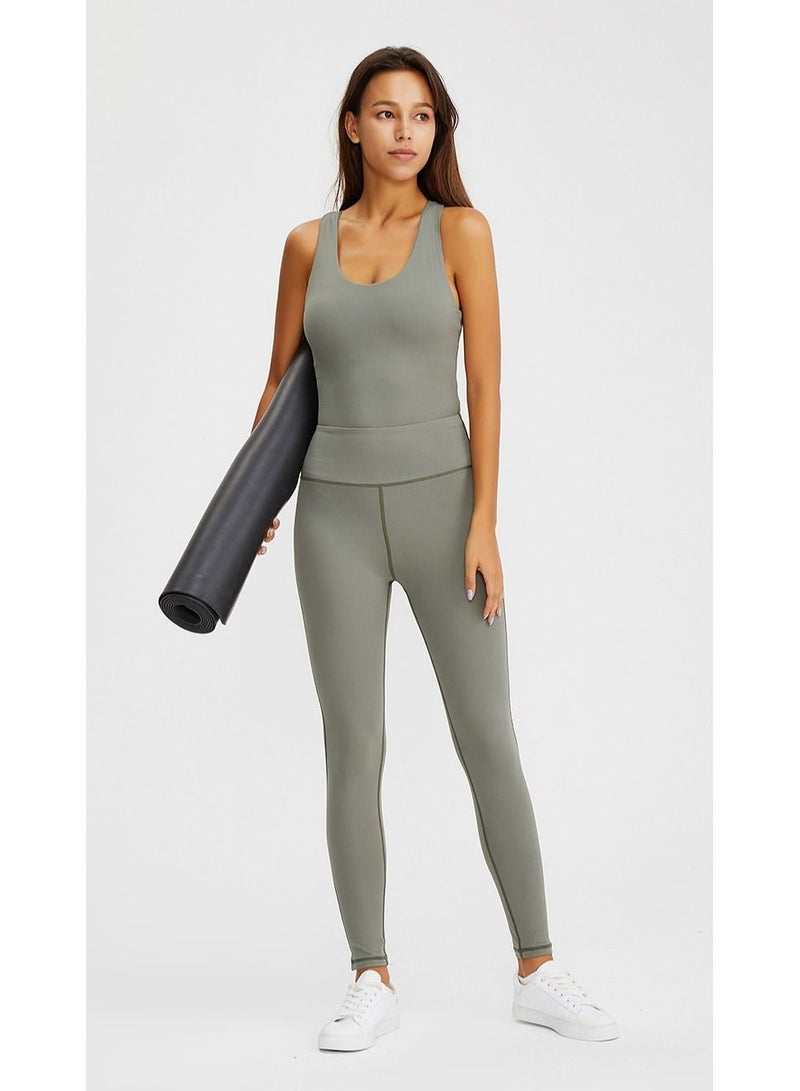 Dance Ballet Yoga Jumpsuit Grey