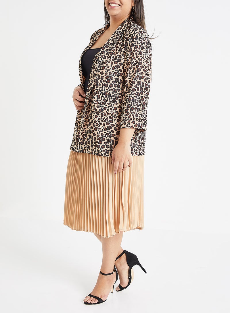 New Rio 3/4 Sleeve Blazer Multicolour