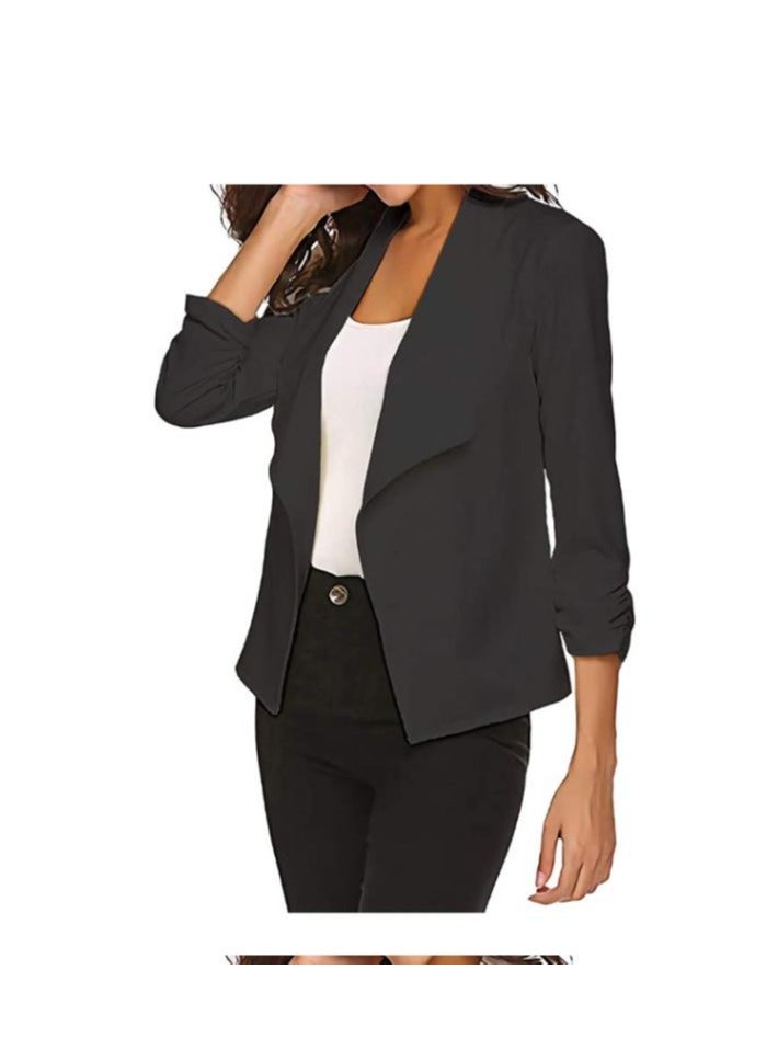 Long Sleeved Simple Thin Women's Small Suit