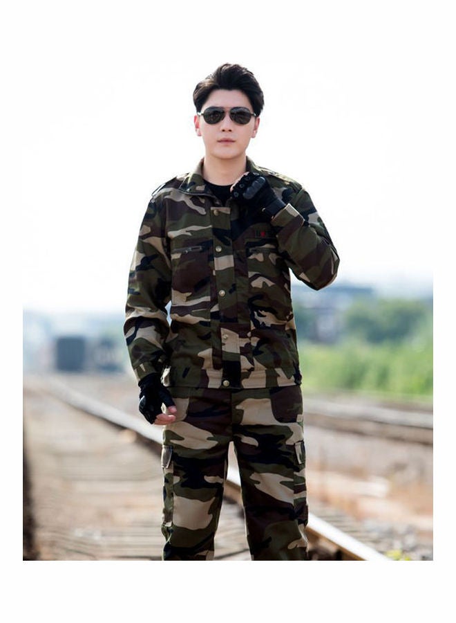 Camouflage Suit Thickened Uniform Clothing Set Multicolour