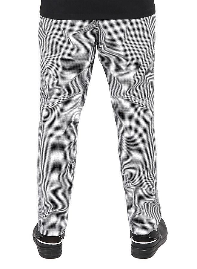 Chef Trousers | Unisex Chef Pants with Elastic Waist & Drawstring | Kitchen Uniform for Men & Women Both
