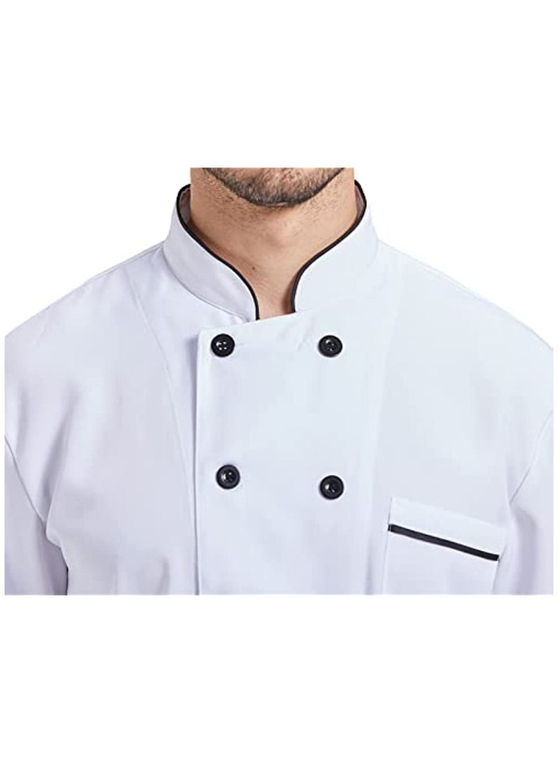 Unisex Chef Kitchen Long Jacket for Men and Women