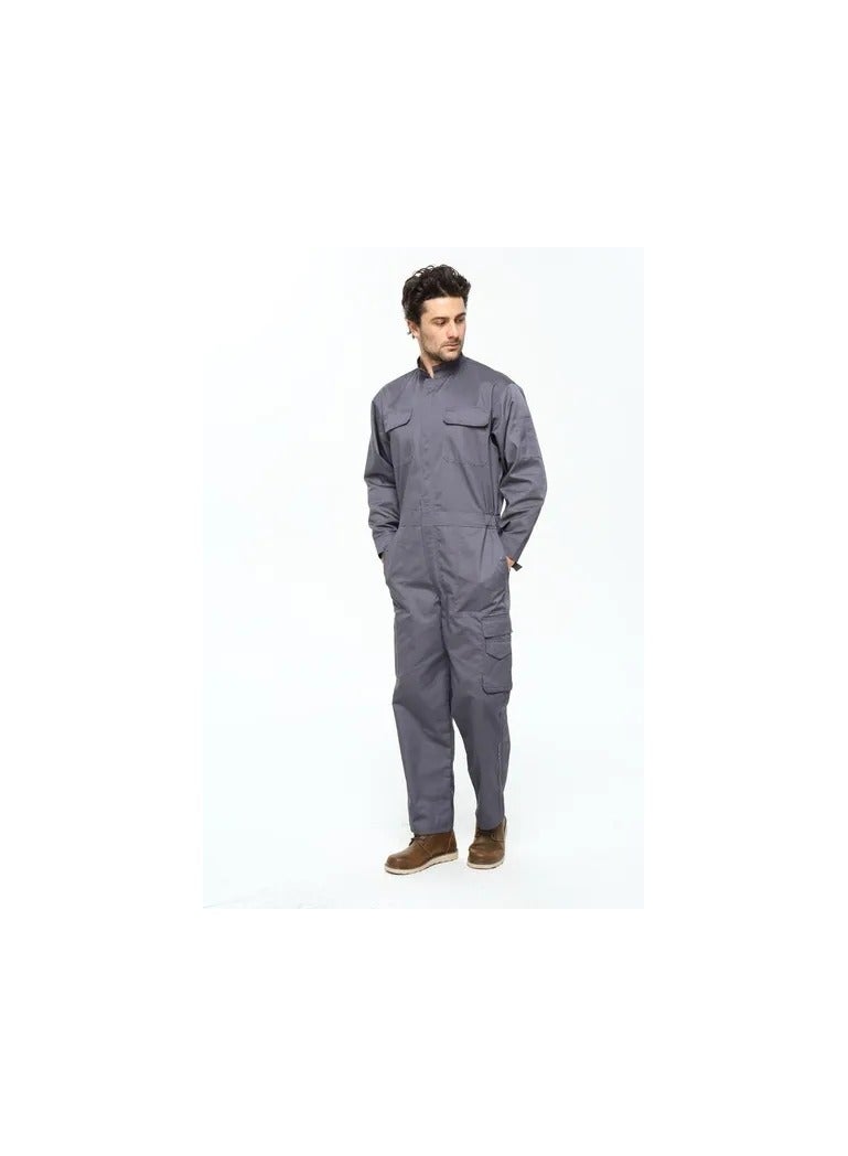 1-Piece Painting Repairman Work Coveralls,Durable Workwear,Protective Suits Safety Uniforms,Colour Grey