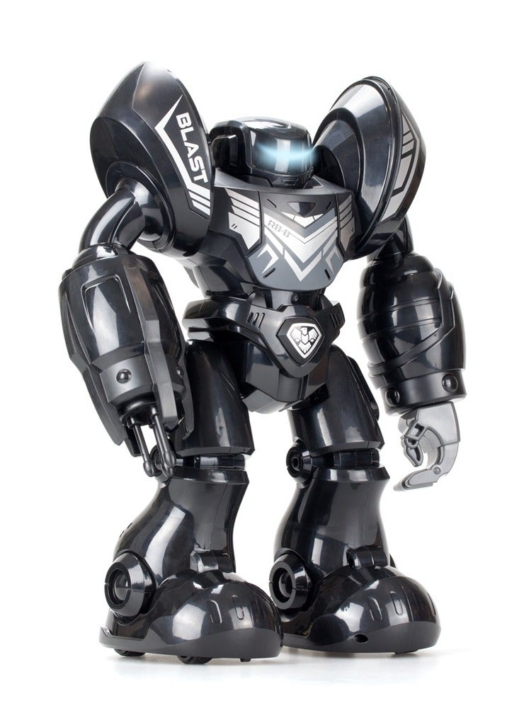 Silverlit YCOO Programmable Robot Toy 34cm Tall, LED Face BLACK for Ages 5+