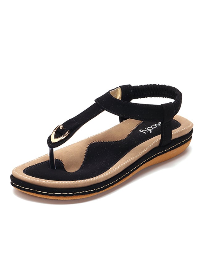 Stylish Fat Sandal Black