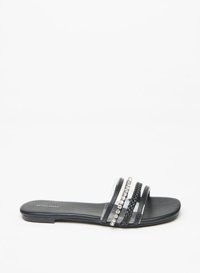 Women's Embellished Slip-On Slides Ramadan Collection