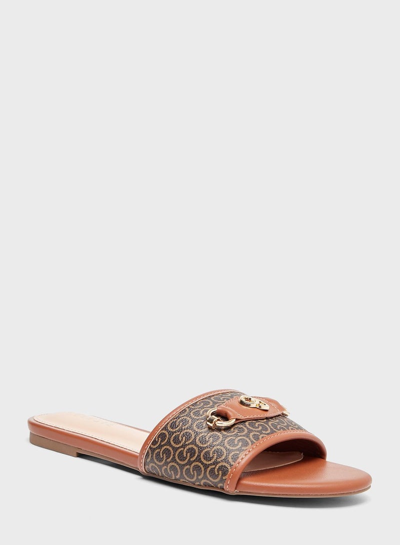 One Strap Flat Sandals