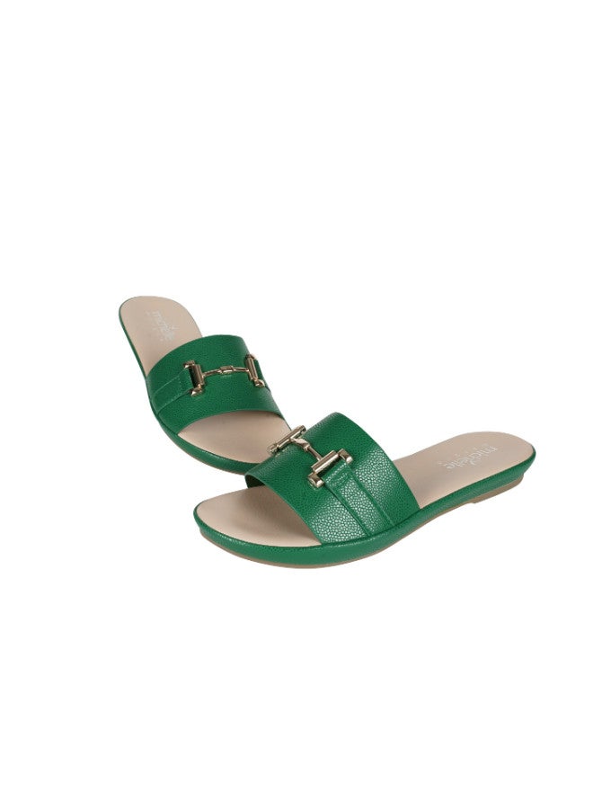 092-2480 Michelle Morgan Ladies Low heel Sandals  114RC676 Green