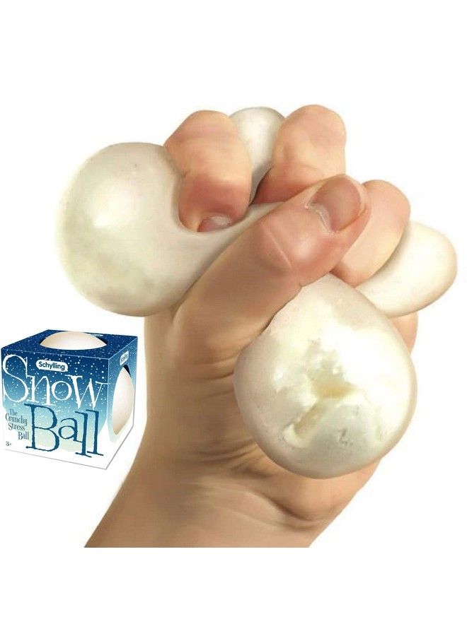 Snow Ball (Needoh) Crunchy Squishy Squeezy Stretchy Stress Balls Gift Set Bundle 2 Pack