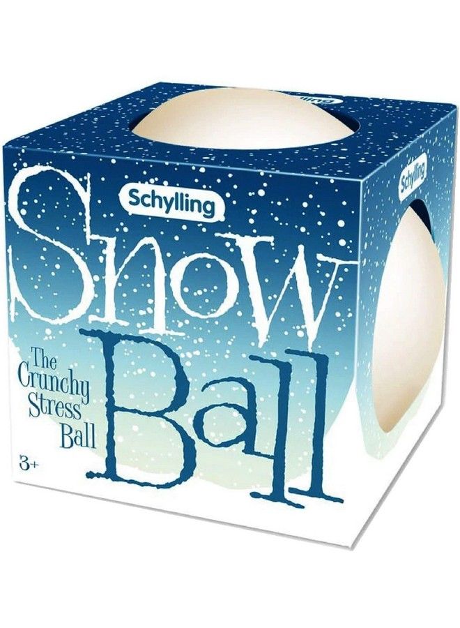 Snow Ball (Needoh) Crunchy Squishy Squeezy Stretchy Stress Balls Gift Set Bundle 2 Pack