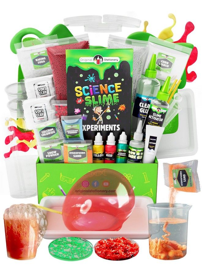 Science Of Slime Kit Fun Slime Kit For Girls 1012 To Make Kids Science Experiments Like Oobleck Fun Science Slime Kit For Boys