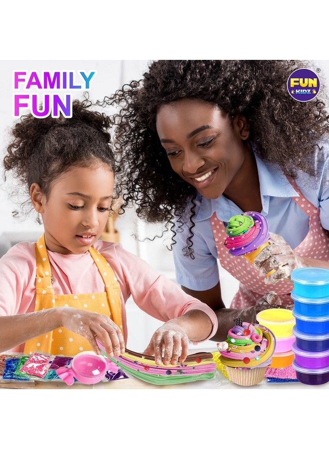 33 Cups Jumbo Slime Kit For Girls And Boys Funkidz Premade Ultimate Slime Pack To Diy Big Fluffy Slime Making Kits Super Party Favors Gift Toys For Kids