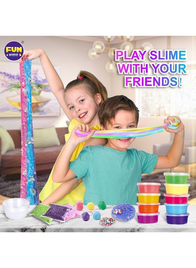 33 Cups Jumbo Slime Kit For Girls And Boys Funkidz Premade Ultimate Slime Pack To Diy Big Fluffy Slime Making Kits Super Party Favors Gift Toys For Kids