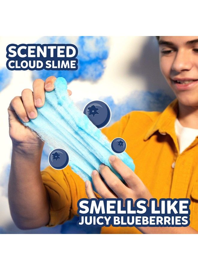Gue Pre Made Slime Blueberry Cloud Slime Scented 2 Count