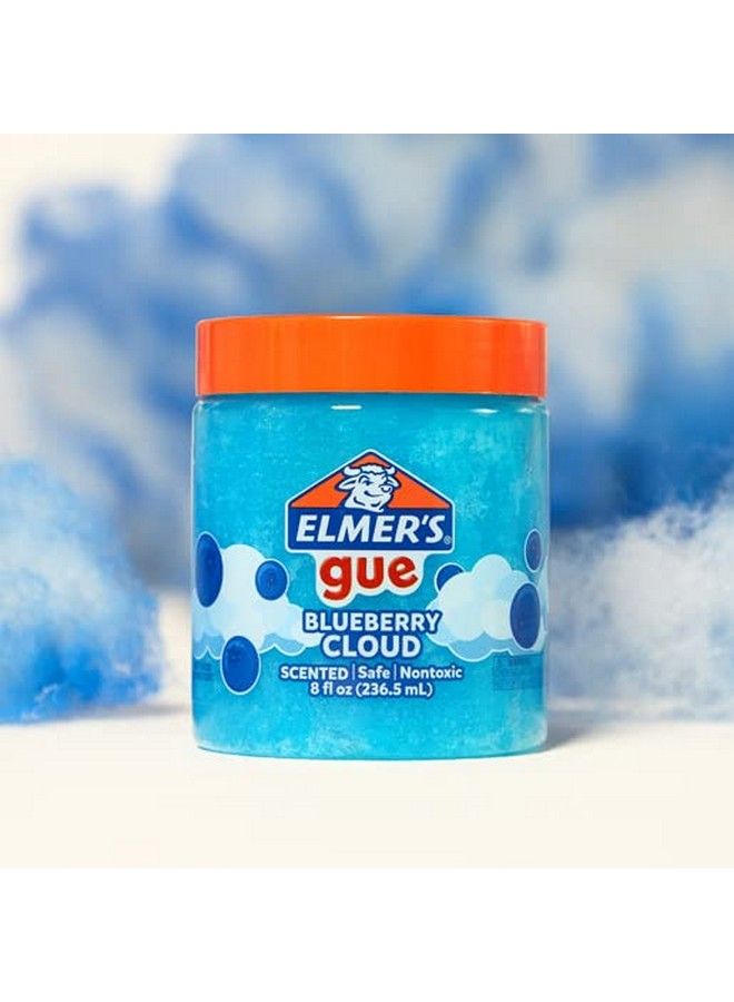 Gue Pre Made Slime Blueberry Cloud Slime Scented 2 Count