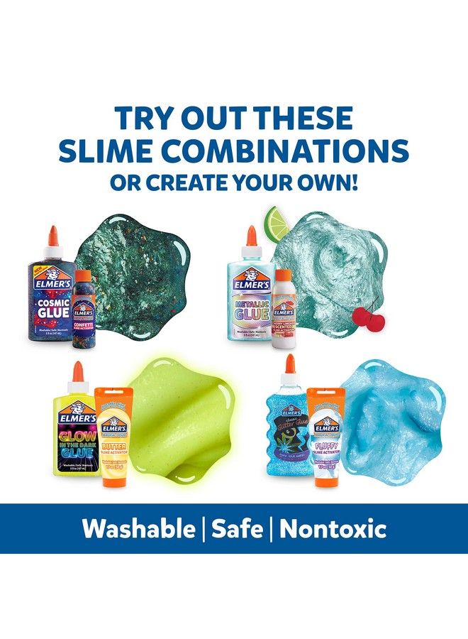 Allstar Slime Kit Includes Liquid Glue Slime Activator And Premade Slime 9 Count