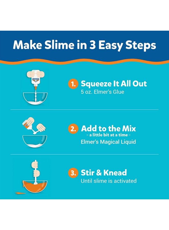 Allstar Slime Kit Includes Liquid Glue Slime Activator And Premade Slime 9 Count