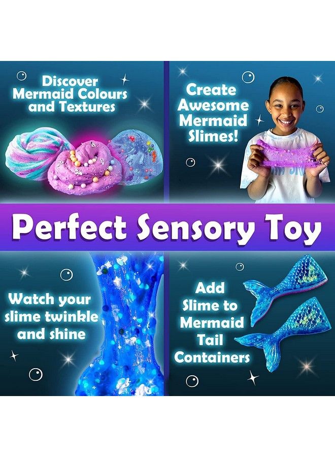 Mermaid Slime 35 Pieces To Make Diy Glow In The Dark Slime With Lots Of Glitter Slime Add Ins Great Gifts For Girls 912