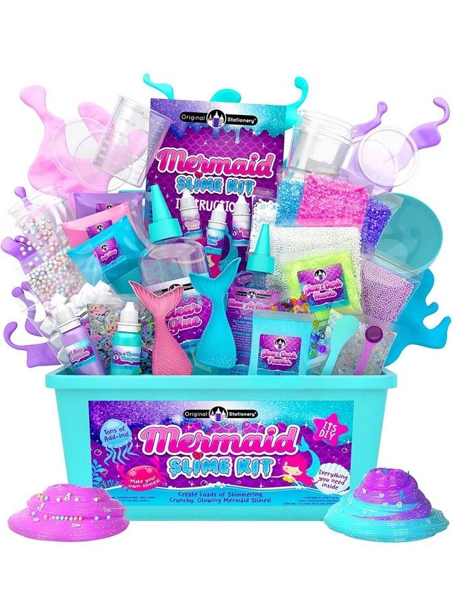 Mermaid Slime 35 Pieces To Make Diy Glow In The Dark Slime With Lots Of Glitter Slime Add Ins Great Gifts For Girls 912