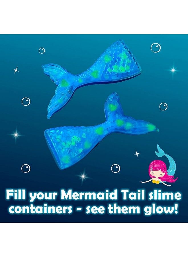 Mermaid Slime 35 Pieces To Make Diy Glow In The Dark Slime With Lots Of Glitter Slime Add Ins Great Gifts For Girls 912