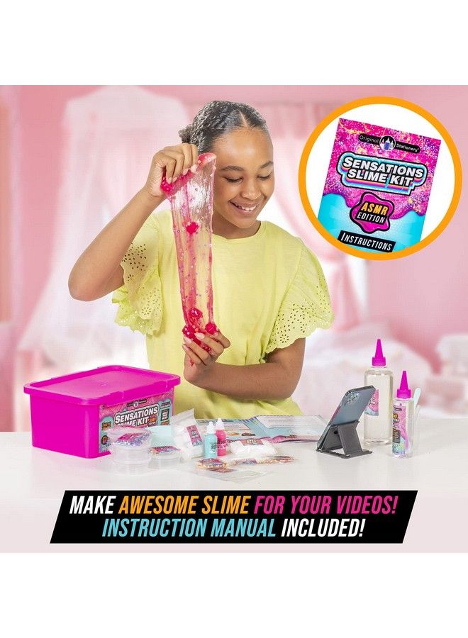 Sensations Asmr Slime Kit For Girls To Make Videos Like Social Media Stars Slime Making Kit For Girls 1012