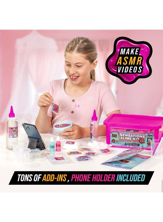 Sensations Asmr Slime Kit For Girls To Make Videos Like Social Media Stars Slime Making Kit For Girls 1012