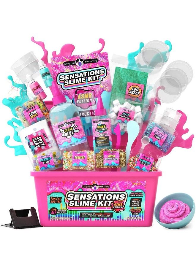 Sensations Asmr Slime Kit For Girls To Make Videos Like Social Media Stars Slime Making Kit For Girls 1012