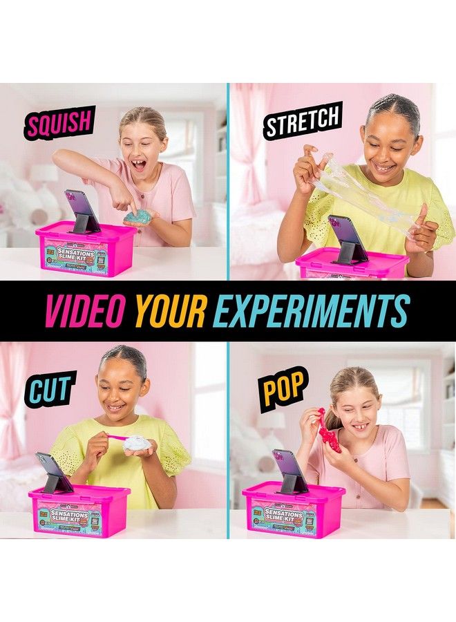 Sensations Asmr Slime Kit For Girls To Make Videos Like Social Media Stars Slime Making Kit For Girls 1012