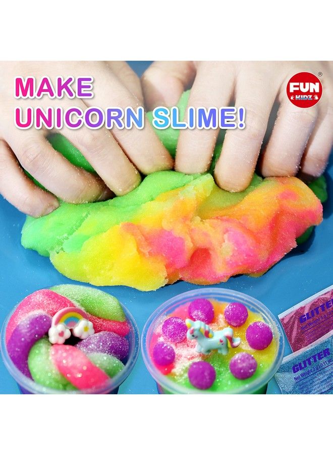 35.16 Fl Oz Cloud Unicorn Slime For Girls Funkidz 1040 Ml Fluffy Rainbow Slime Pack Premade Slime Toy Gifts For Kids 68