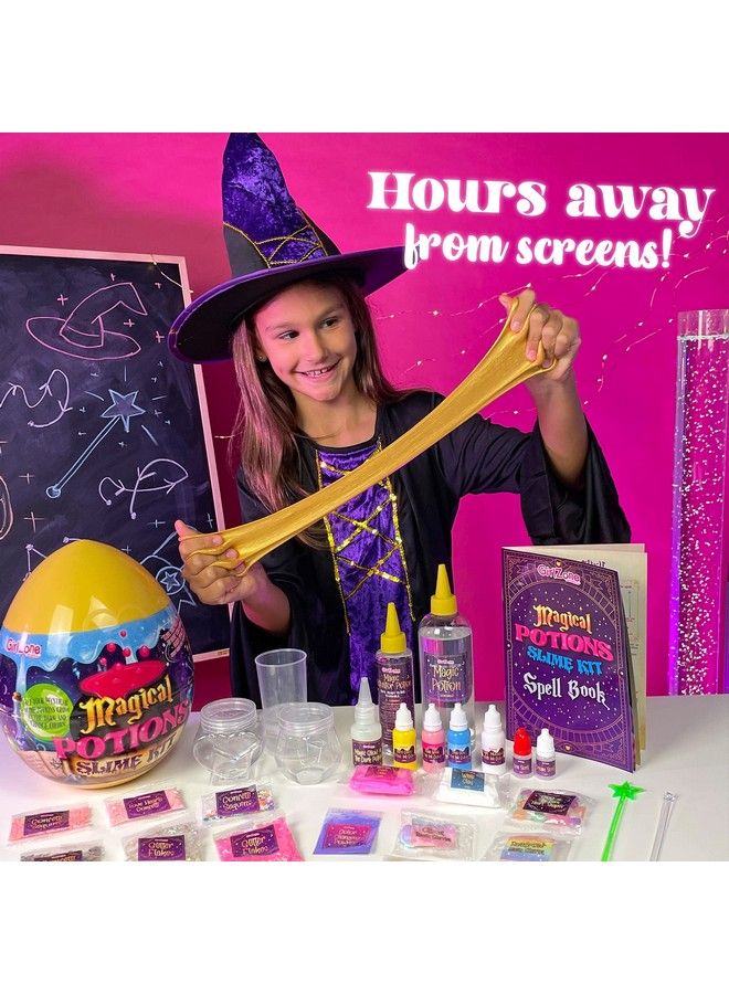 Magic Potion Slime Kit For Girls Spellbinding Slime Making Kit To Create 6 Magical Slime Potions And Glow In The Dark Slime For Kids Great Gift Idea And Amazing Slime Kit For Girls 1012