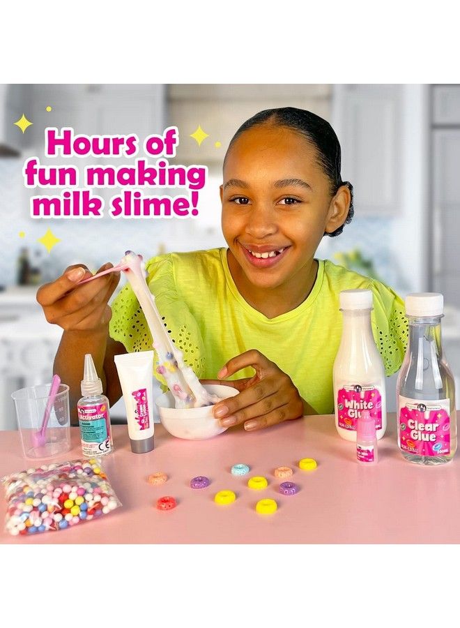 Milky Cereal Crunchy Slime Kit Slime Cereal Kit To Make Really Crunchy Slime Good Crunchy Slime & Slime For Girls Fun Gift Idea