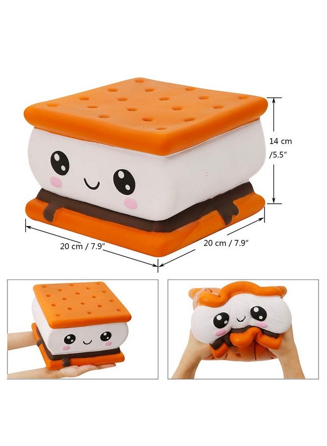 Jumbo Squishy Toy Smore Food7.9