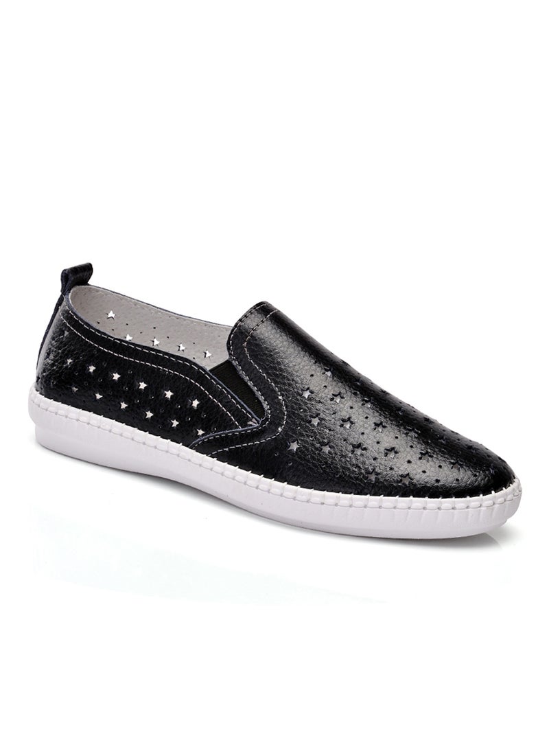 Casual Stars Low Top Sneakers Fatt-Tom-1044 Black