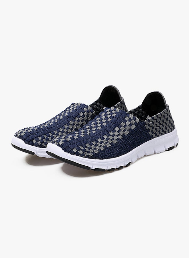 2018 Fashion With Breathable Mesh Sneakers Blue/Grey/Black