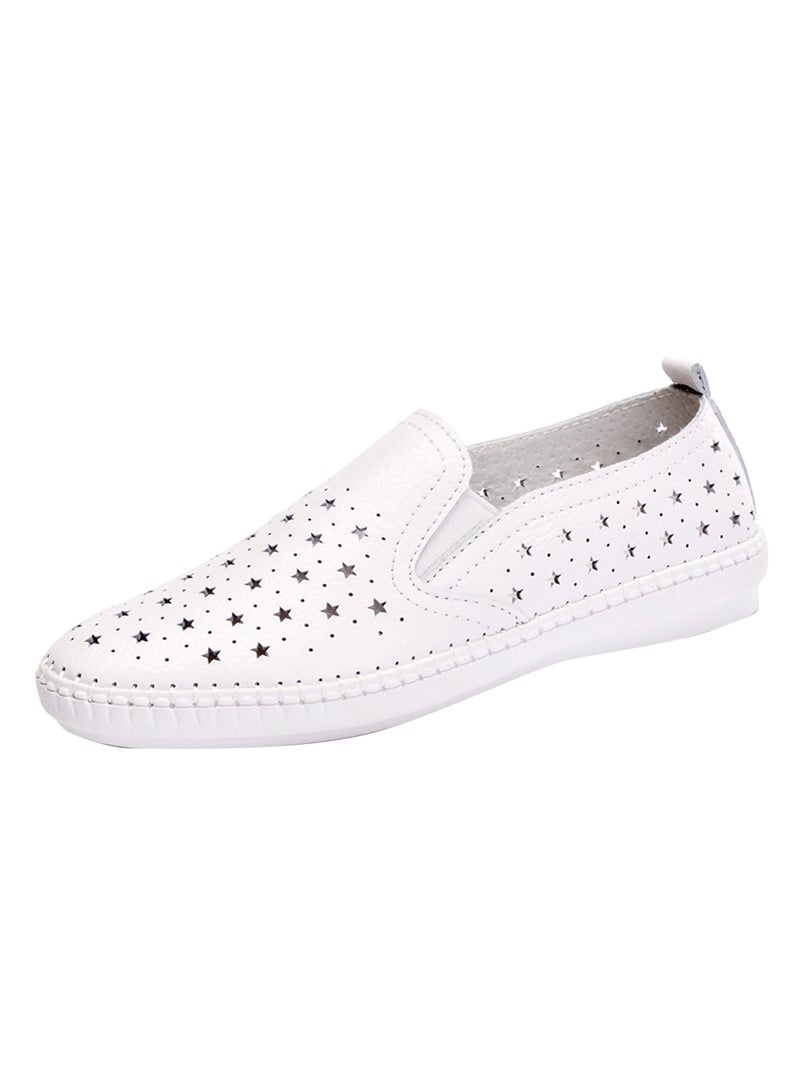 Casual Stars Low Top Sneakers Fatt-Tom-1044 White