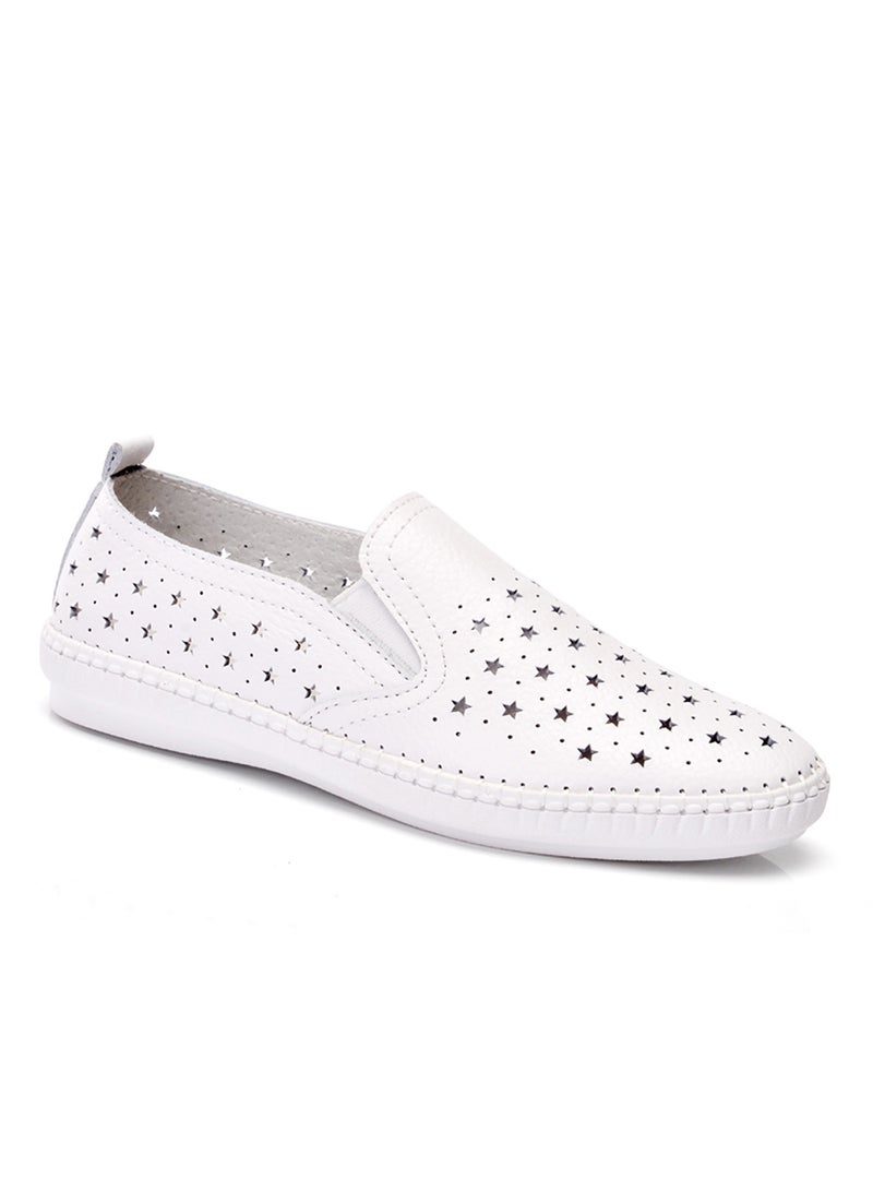 Casual Stars Low Top Sneakers Fatt-Tom-1044 White