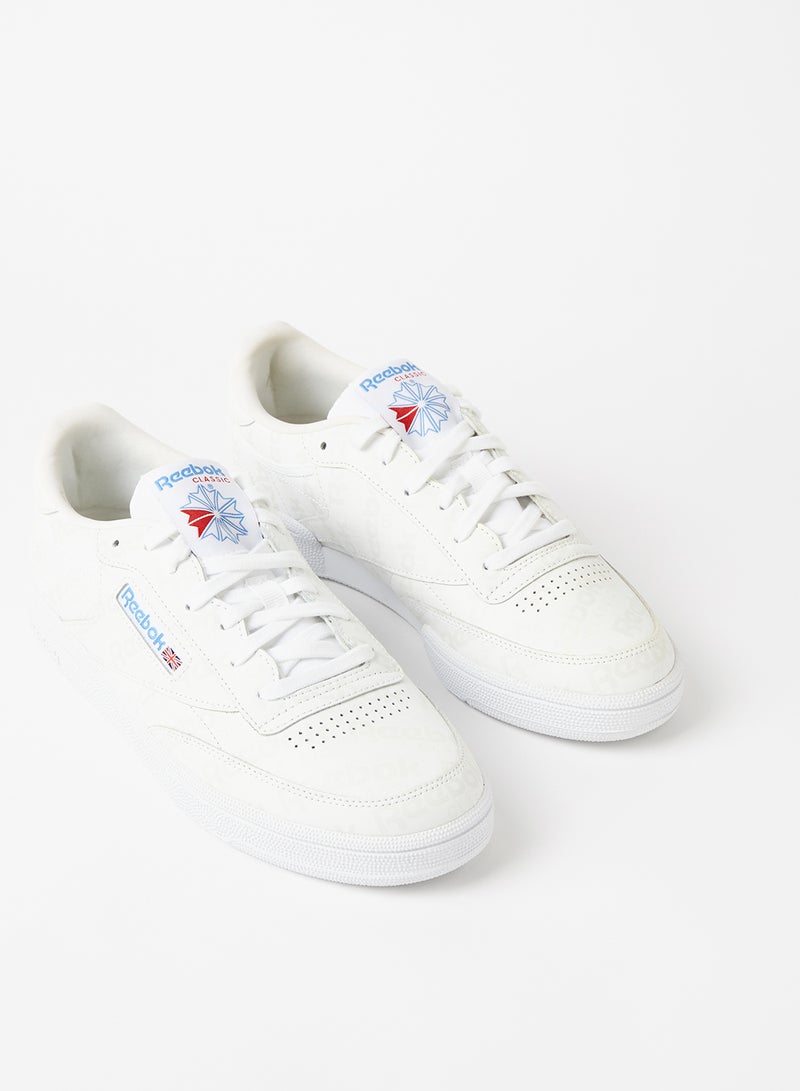 Club C 85 Low Top Sneakers White/True Grey/Blue